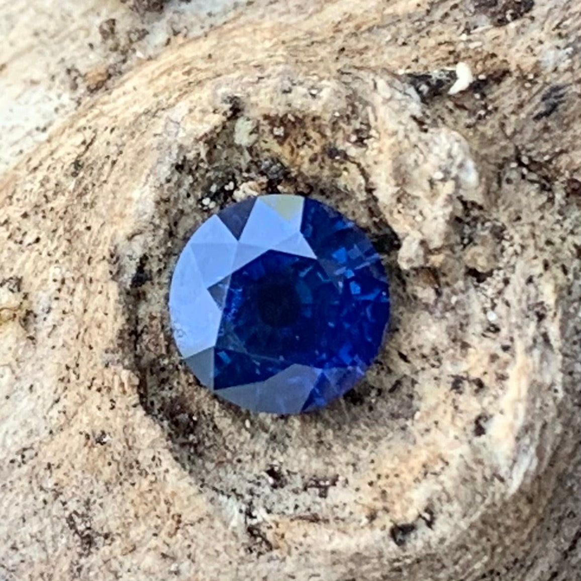 Blue Sapphire 5.1 mm Round 0.70 Ct Heated Only Natural Loose Gemstone For Jewelry Making 💎✨