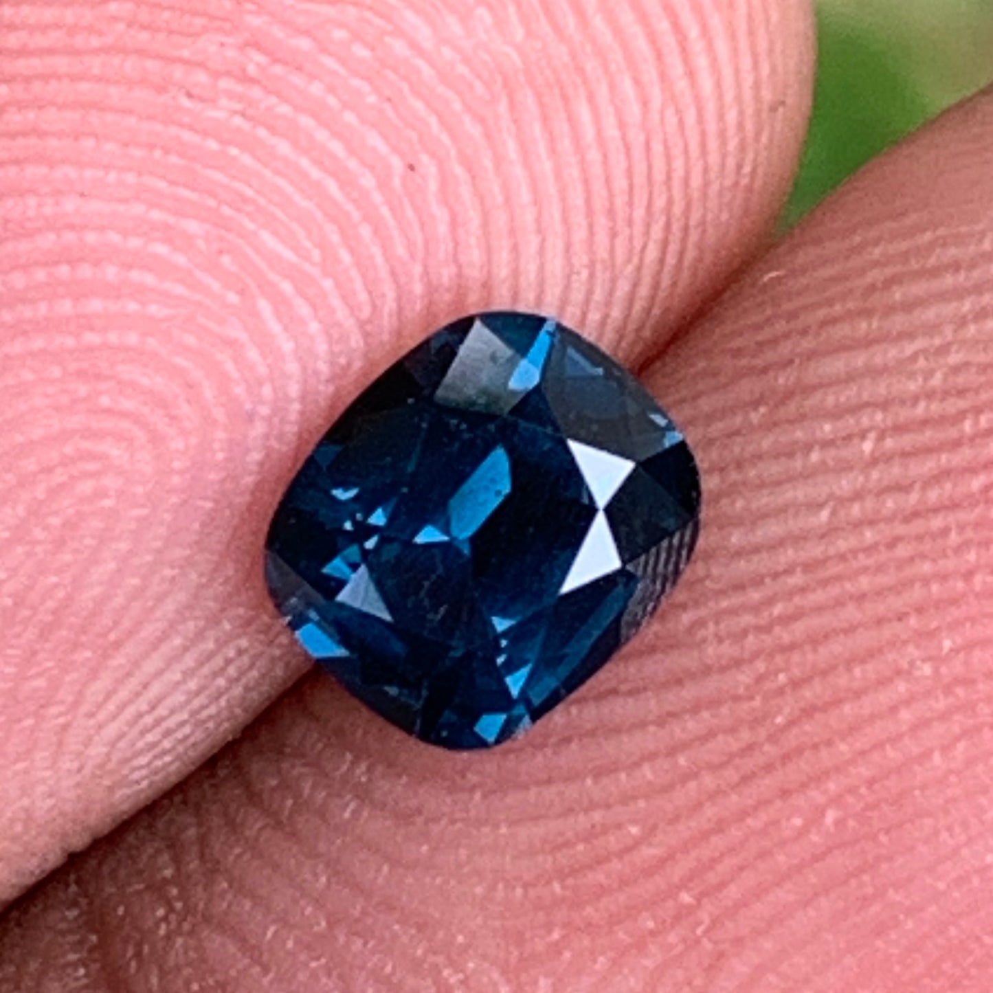 Teal Blue Spinel Rectangular Cushion 1.20 Ct Loose Gemstone For Contemporary Jewelry 💎✨