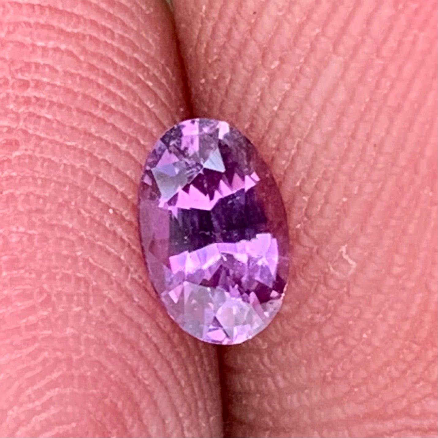 Purple Sapphire Oval Heated Only 0.5 Ct Loose Gemstone For Jewelry Making