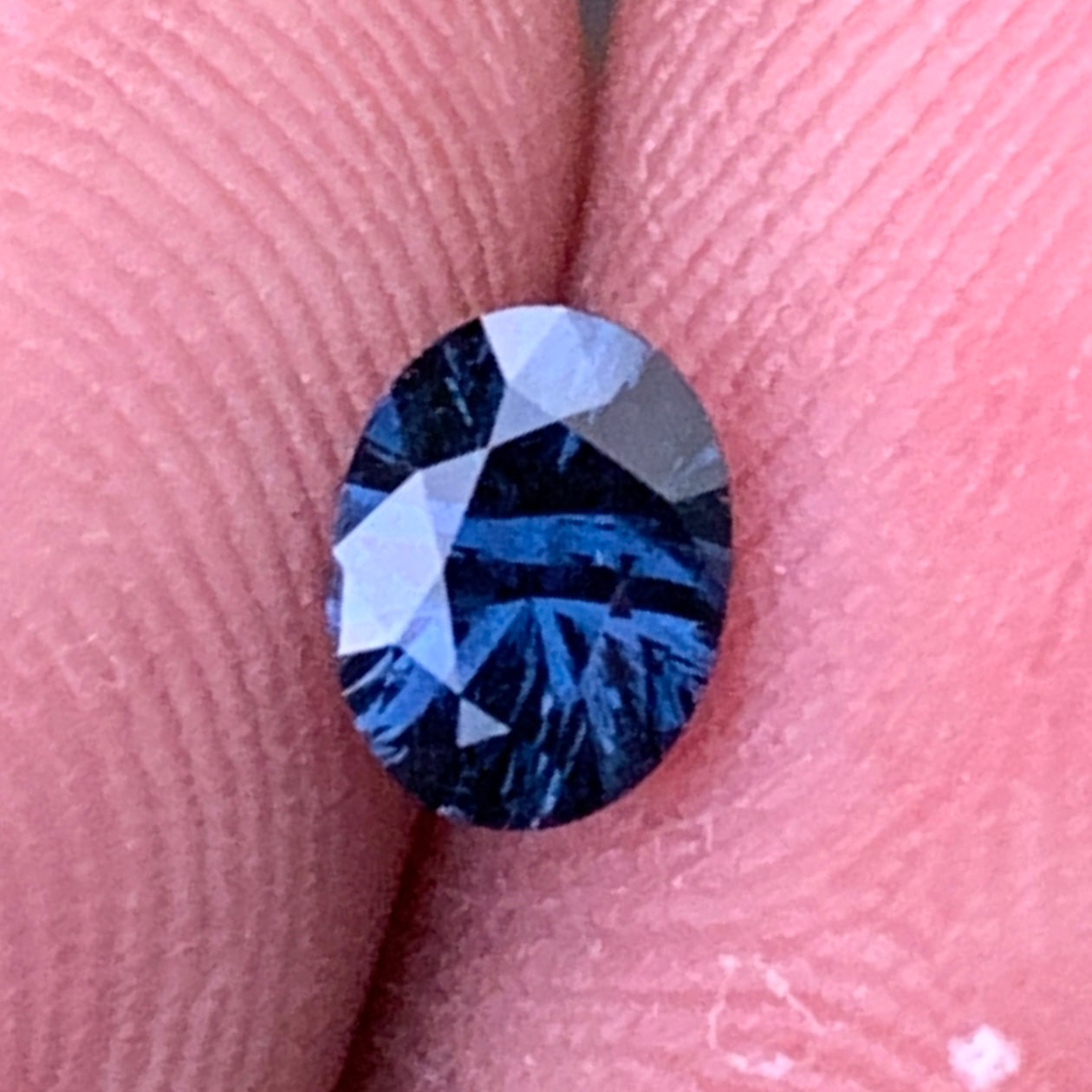 Blue Sapphire Fantasy Cut Oval 0.59 Ct Natural Loose Gemstone For Jewelry Making 💎✨