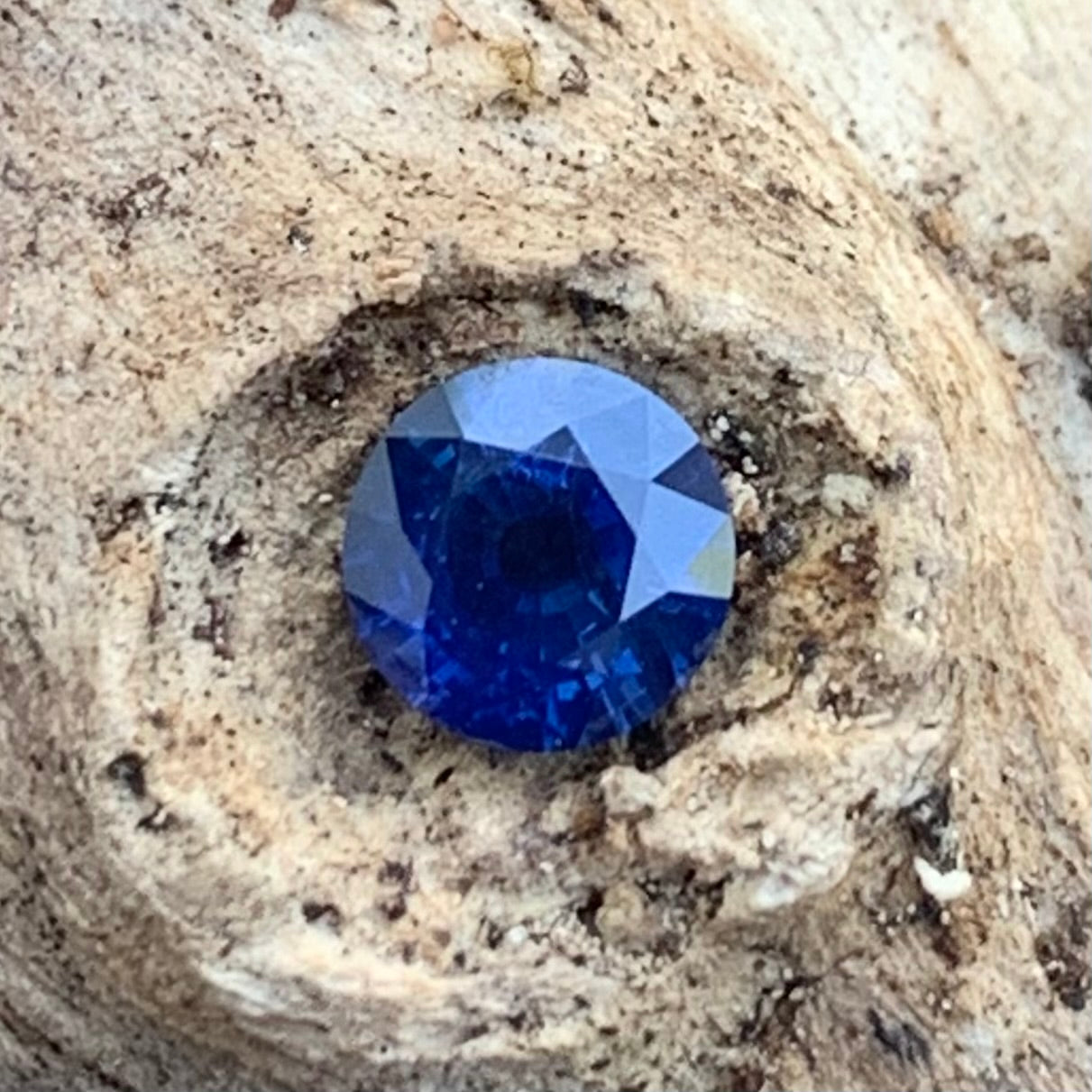 Blue Sapphire 5.1 mm Round 0.70 Ct Heated Only Natural Loose Gemstone For Jewelry Making 💎✨