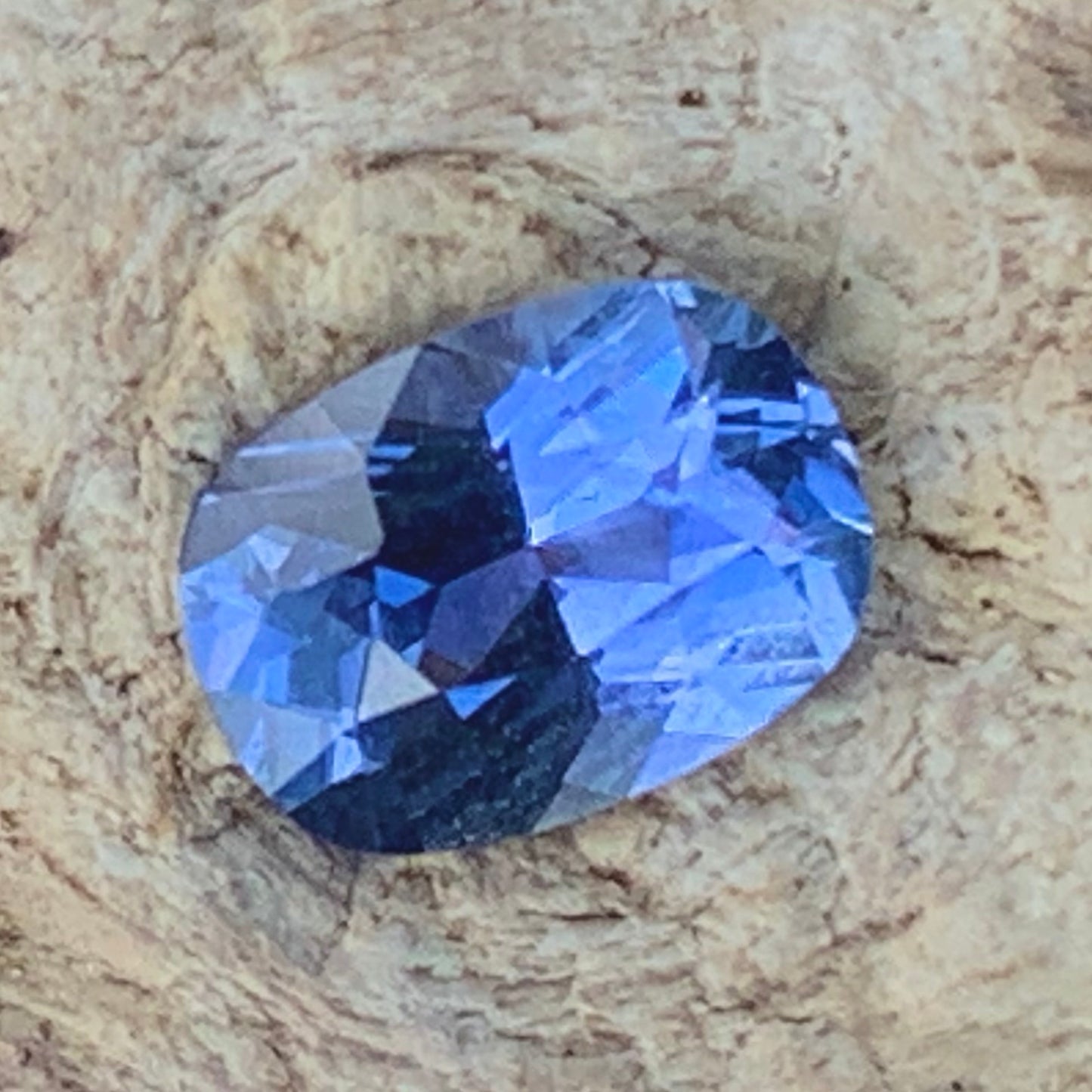 Unheated Blue Sapphire Certified Rectangular Cushion 1.04 Ct Natural Loose Gemstone