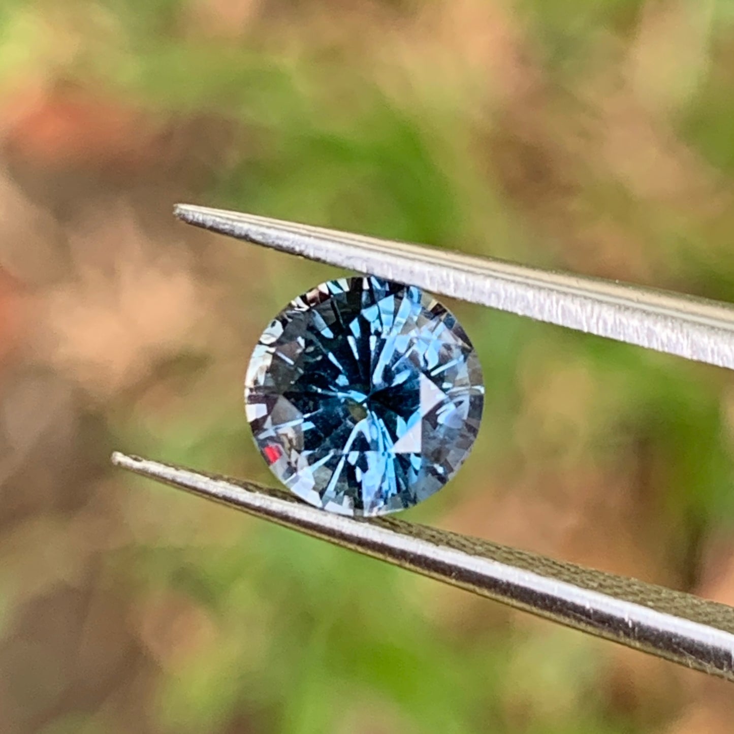 Teal Blue Spinel 6.1 mm Round 1.26 Ct Loose Gemstone For Contemporary Jewelry 💎✨