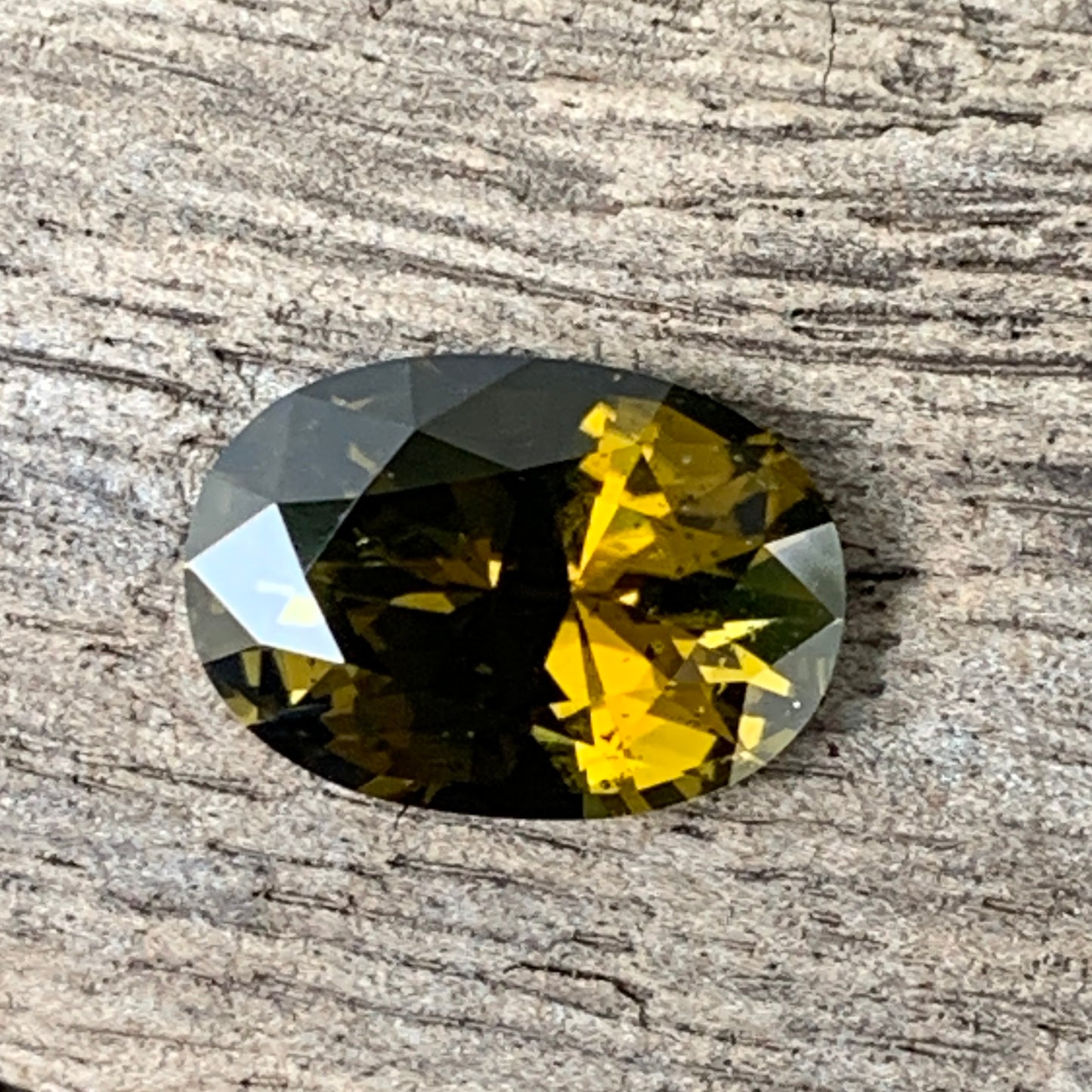 Brownish Green Tourmaline Oval 4.21 Ct Natural Certified Loose Gemstone For Jewelry Making 💎✨