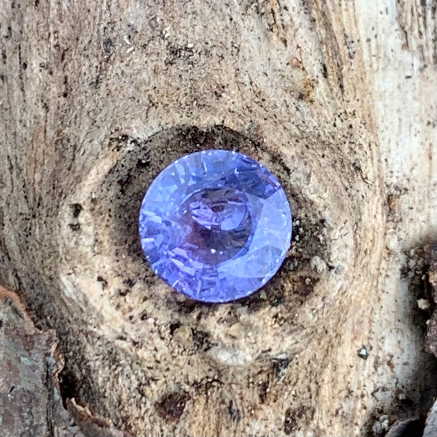 Purple Sapphire Round Cut 1.29 Ct Natural Loose Gemstone For Jewelry Making 💎✨