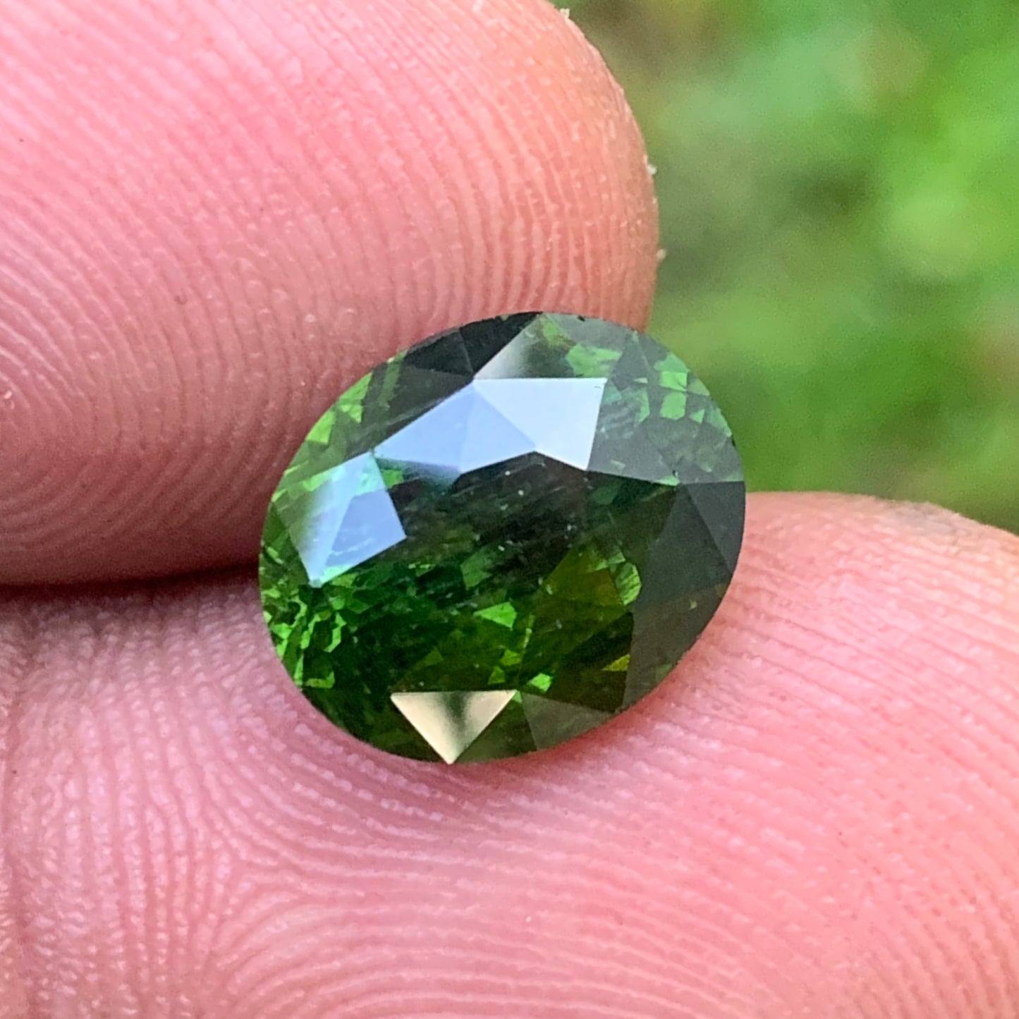 Green Zircon Oval Cut 5 Ct Natural Loose Gemstone For Jewelry Making 💎✨
