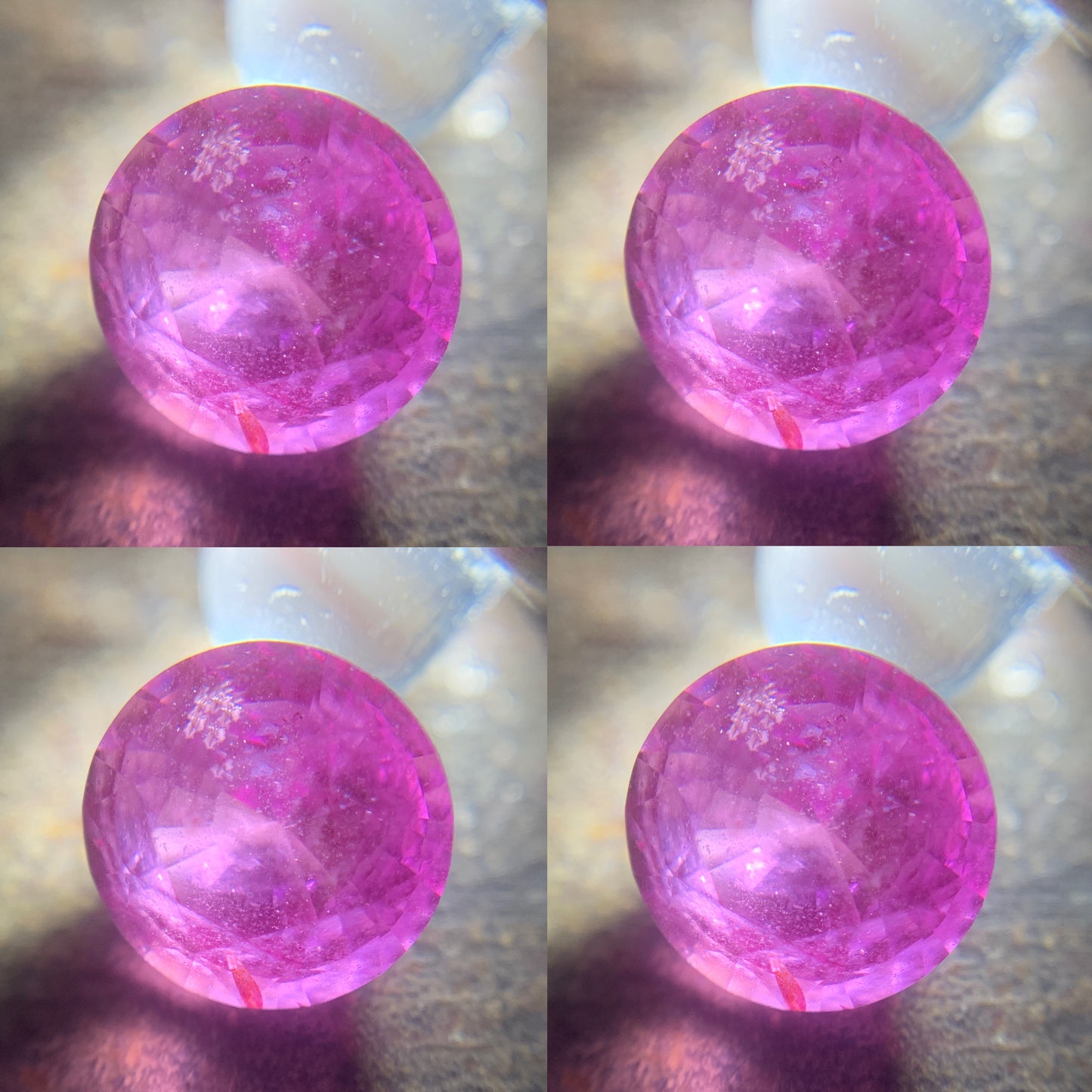 Pink Sapphire 6.4 mm Round 1.40 Ct Heated Only Natural Loose Gemstone For Jewelry Making 💎✨