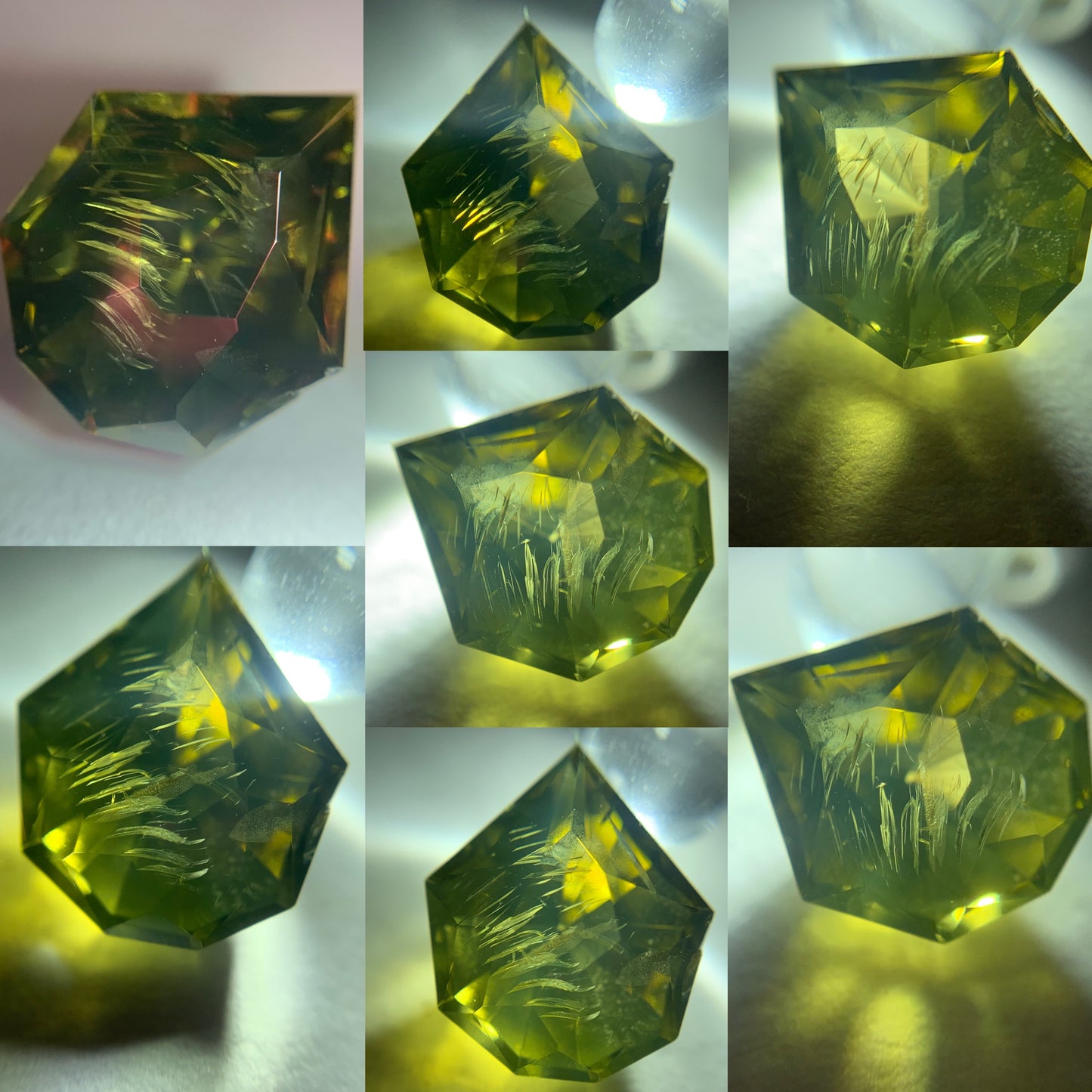 Deep Greenish Zircon Geometric Cut 2.75 Ct Natural Loose Gemstone from Sri Lanka