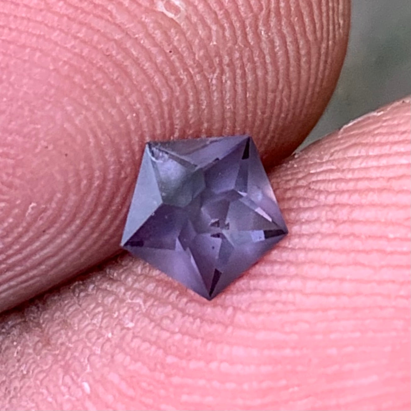 Purple Spinel Star Cut Pentagon 0.58 Ct Natural Loose Gemstone For Jewelry Making 💎✨