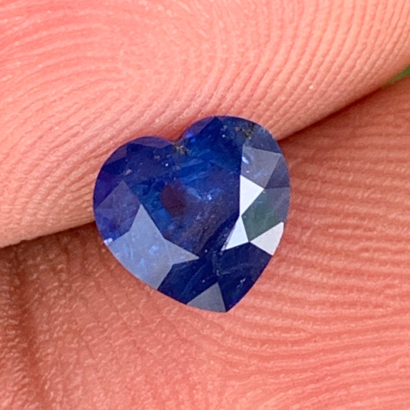 Blue Sapphire Heart 1.11 Ct Natural Loose Gemstone For Jewelry Making 💎✨