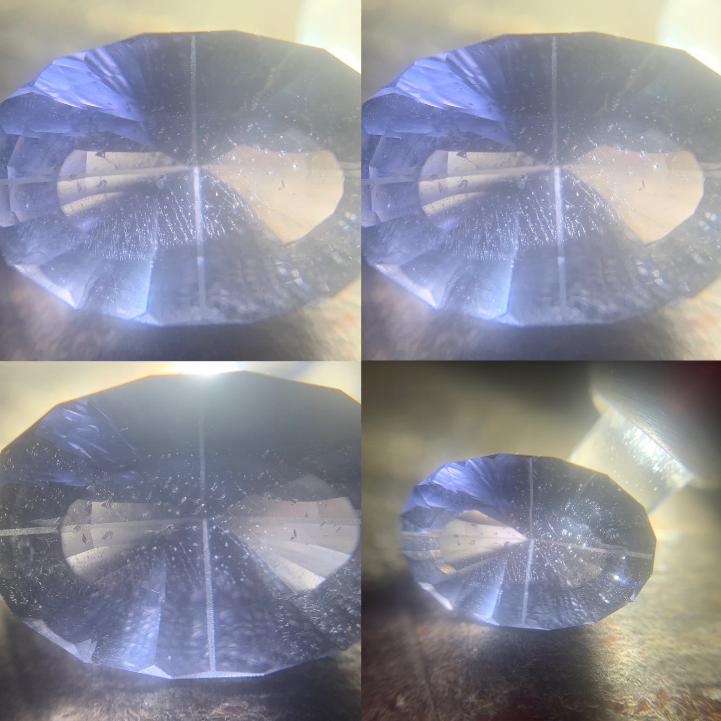 Deep Blue Spinel Concave Cut / Fantasy Cut Modified Oval 3.09 Ct Natural Loose Gemstone From Sri Lanka