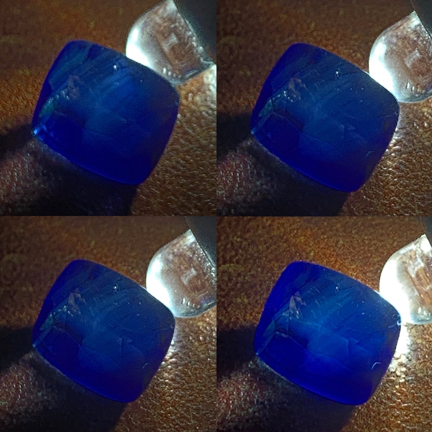 Blue Sapphire Rectangular Cushion Heated Only 2.50 Ct Natural Loose Gemstone for Jewelry Making