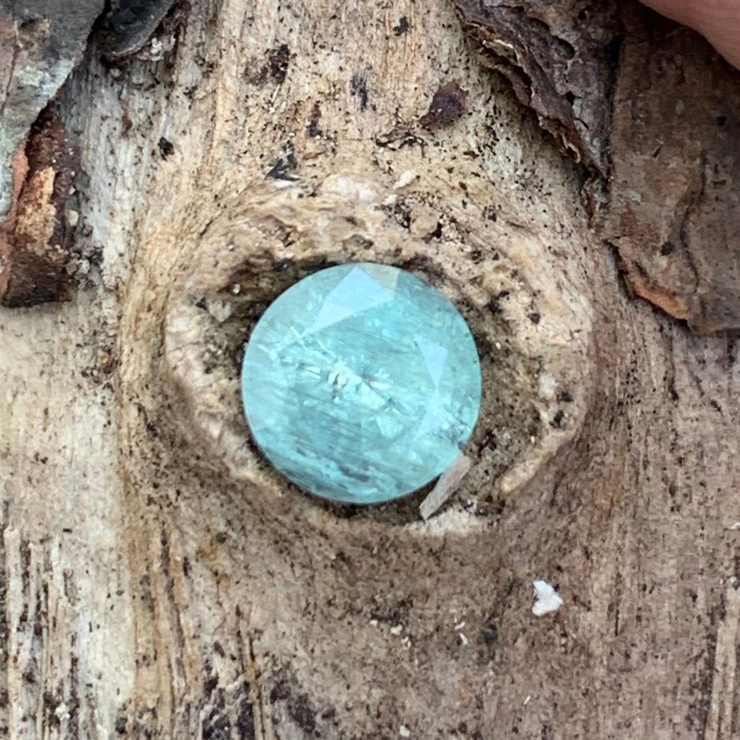 Green Sapphire Round Cut 6.6 mm / 1.57 Ct Natural Loose Gemstone For Jewelry Making 💎✨