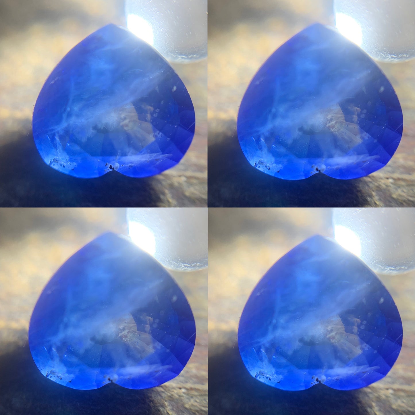 Blue Sapphire Heart 1.11 Ct Natural Loose Gemstone For Jewelry Making 💎✨