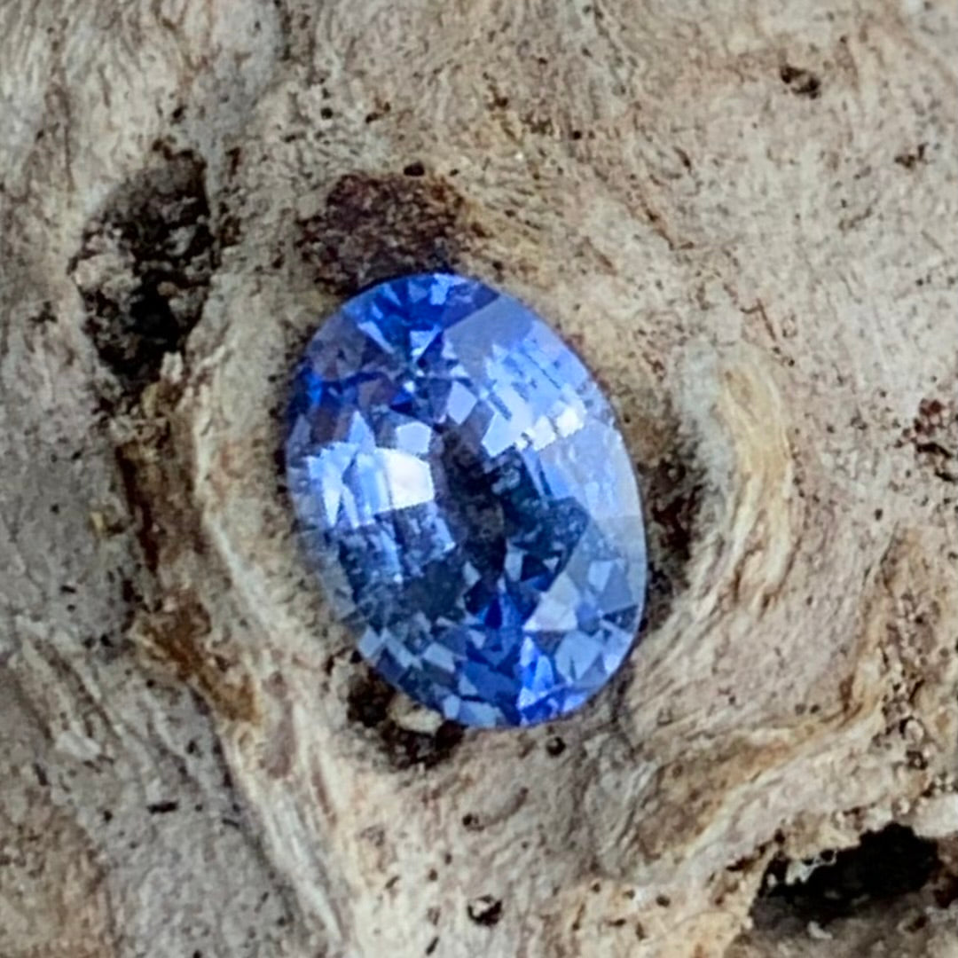 Blue Sapphire Oval 0.44 Ct Natural Loose Gemstone For Jewelry Making 💎✨