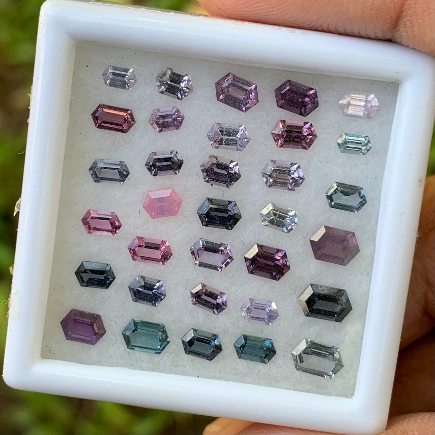 Spinel Elongated Hexagon Parcel 6.45 Ct / 33 Natural Loose Gemstones From Sri Lanka