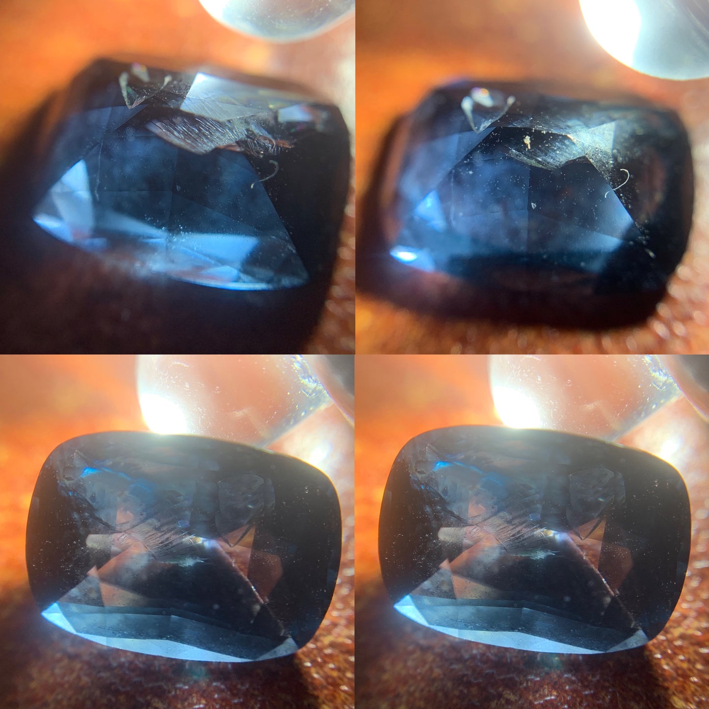 Teal Blue Spinel Rectangular Cushion 1.61 Ct Natural Loose Gemstone For Jewelry Making 💎✨