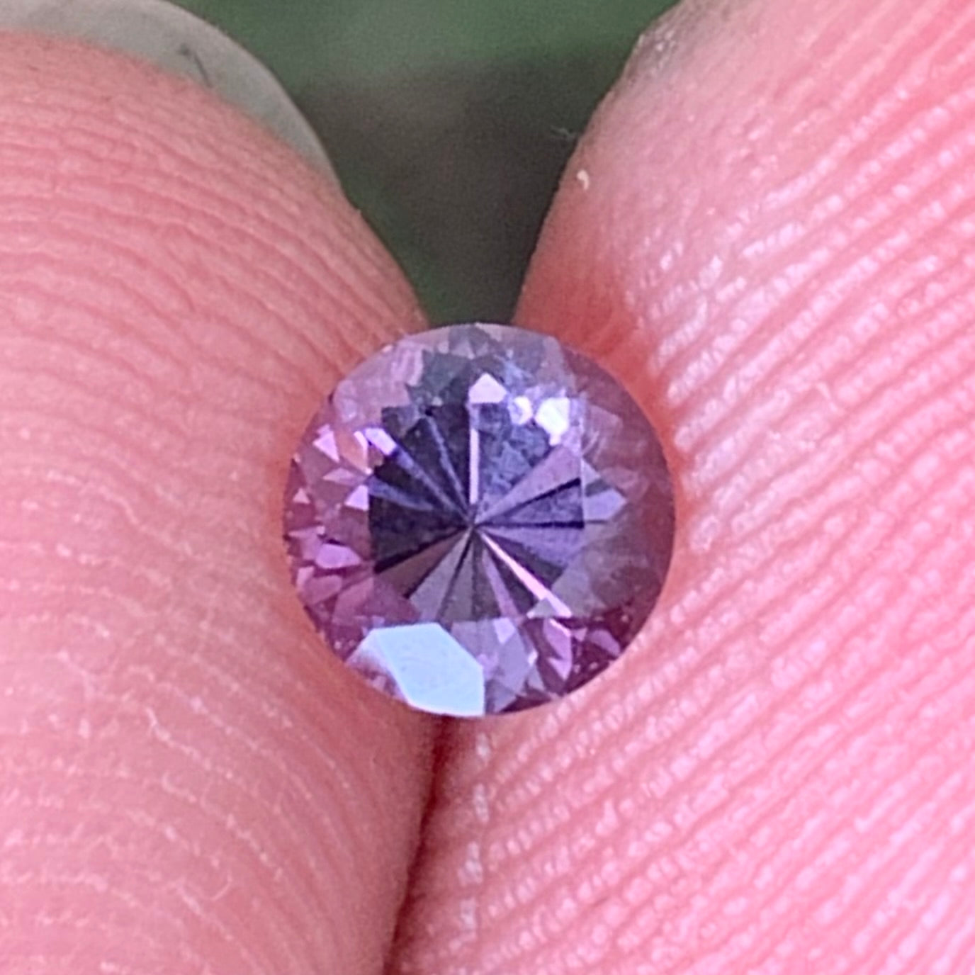 Lavender Spinel Flower Cut Round 5 mm / 0.6 Ct Natural Loose Gemstone From Sri Lanka