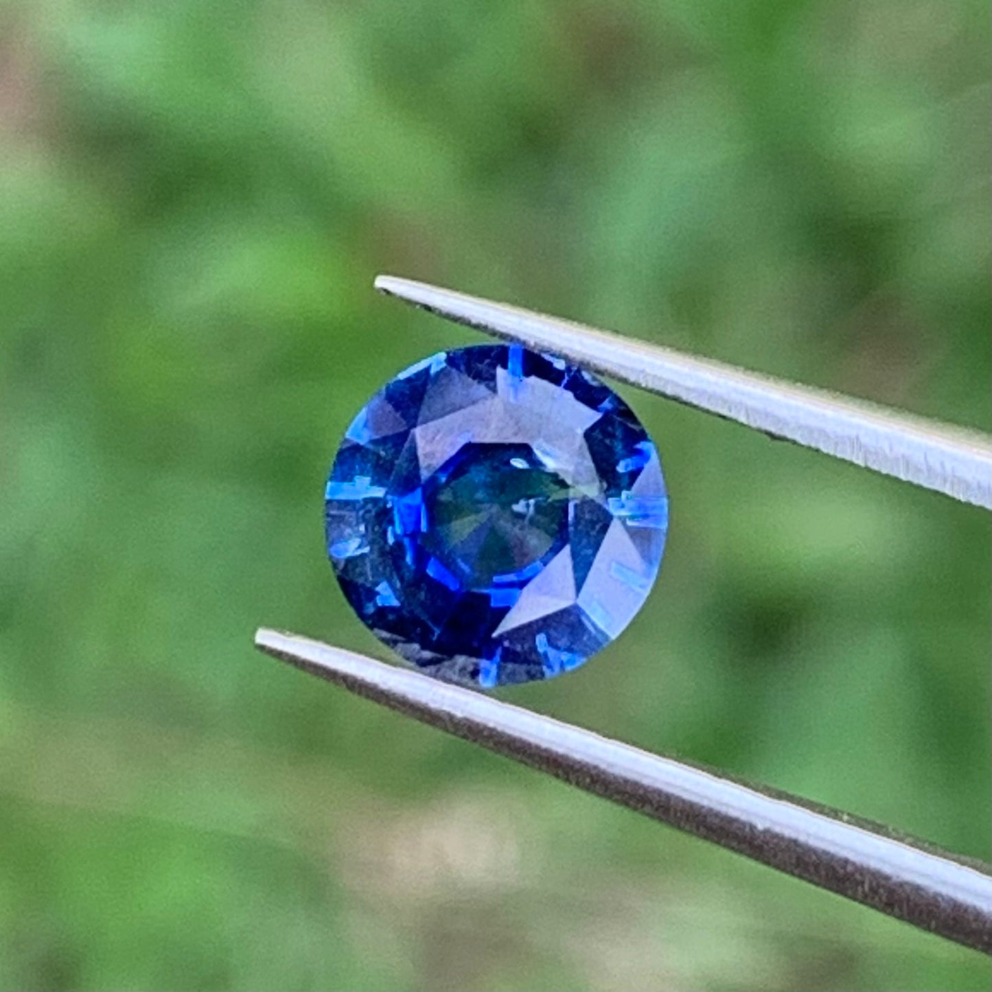 Blue Sapphire Round Cut 0.73 Ct Natural Loose Gemstone For Jewelry Making 💎✨
