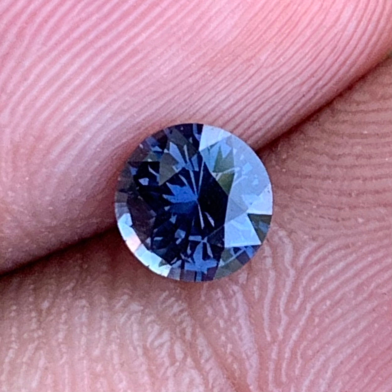 Teal Blue Sapphire 5 mm Round 0.60 Ct Heated Only Natural Loose Gemstone For Jewelry Making 💎✨