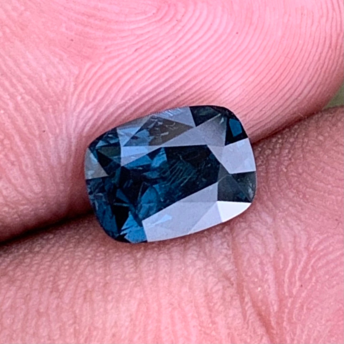 Teal Blue Spinel Rectangular Cushion 1.61 Ct Natural Loose Gemstone For Jewelry Making 💎✨