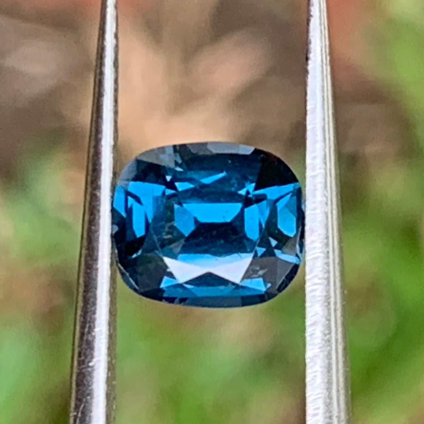 Teal Blue Spinel Rectangular Cushion 1.20 Ct Loose Gemstone For Contemporary Jewelry 💎✨
