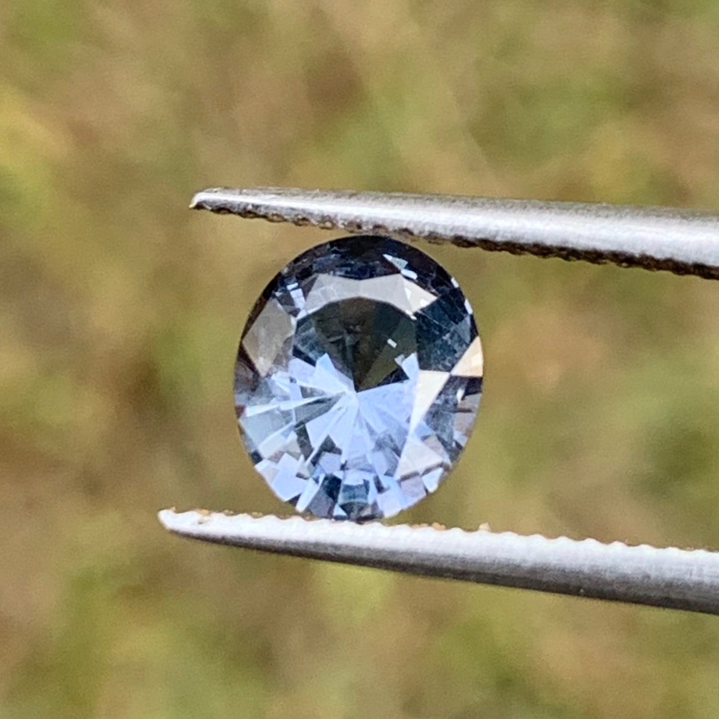 Grayish Blue Spinel Oval 0.85 Ct Natural Loose Gemstone For Jewelry Making 💎✨