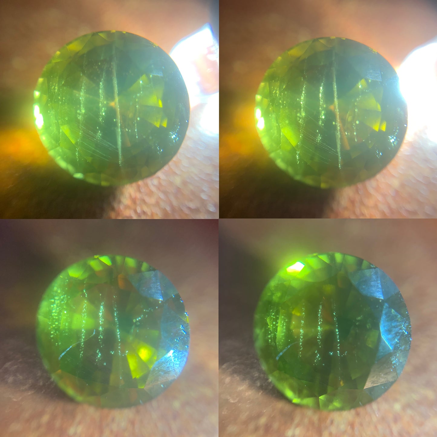Yellow Zircon 10.4 mm Round 6.71 Ct Loose Gemstone For Contemporary Jewelry