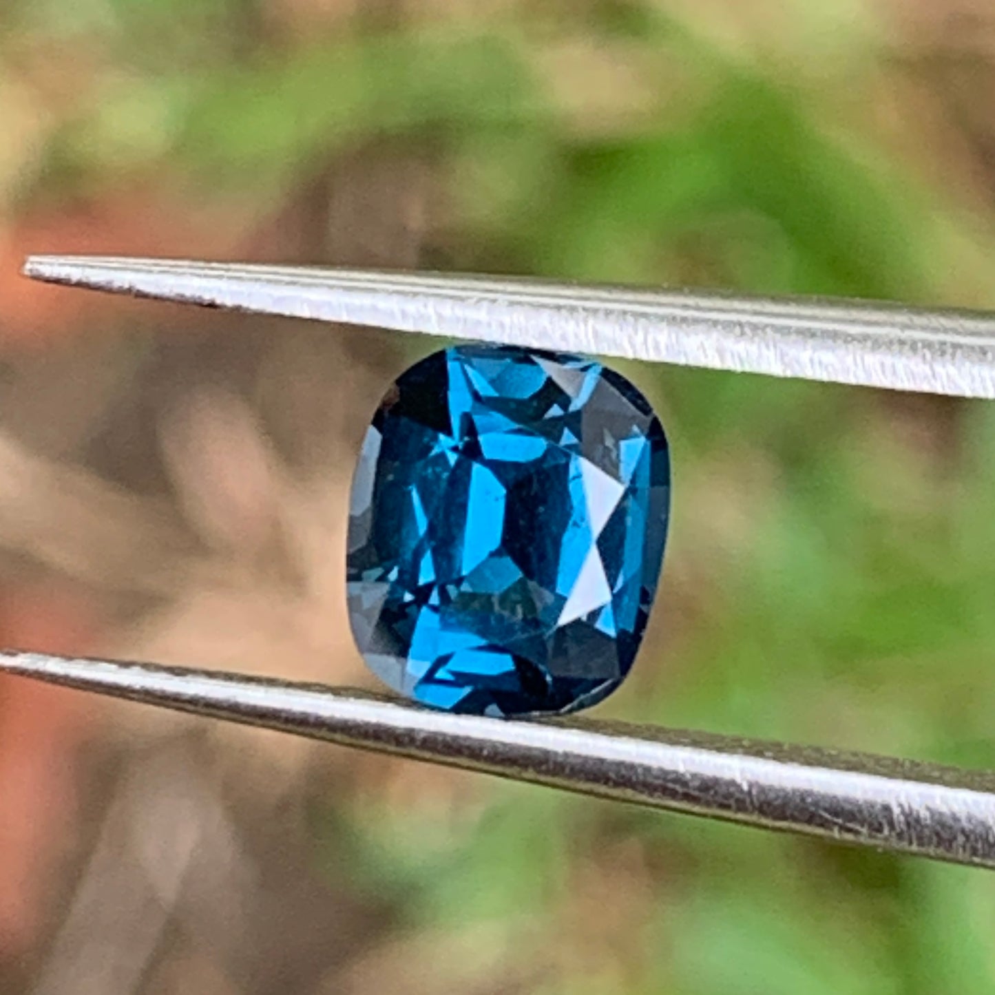 Teal Blue Spinel Rectangular Cushion 1.20 Ct Loose Gemstone For Contemporary Jewelry 💎✨