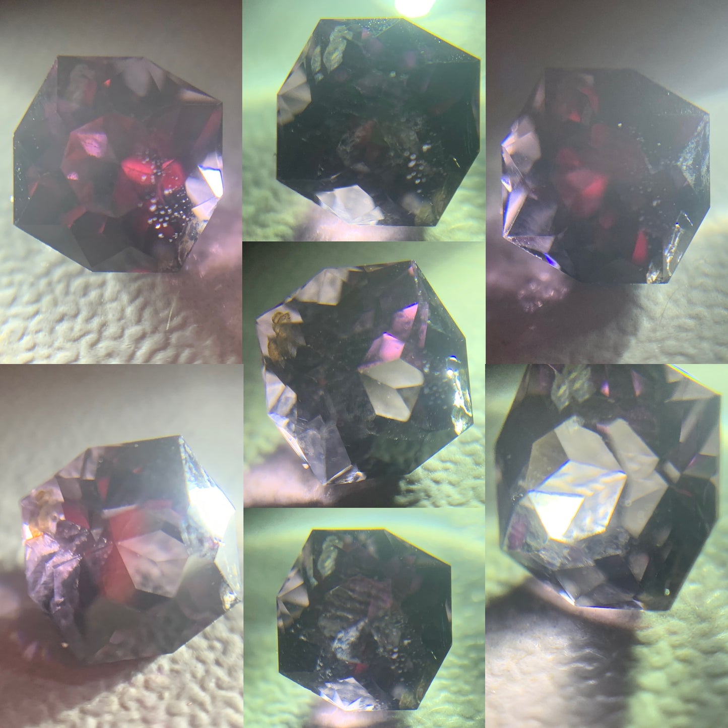 Purple Spinel Octagonal Flower 1.30 Ct Creative Cut Loose Gemstone