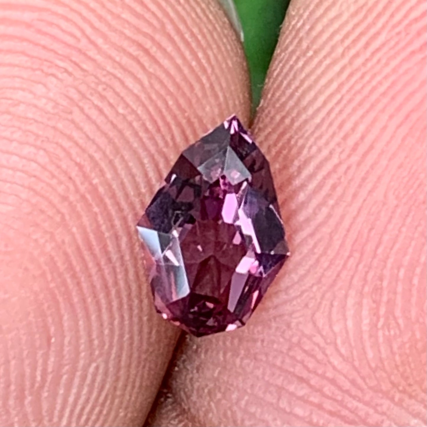Velvet Spinel Shield 0.96 Ct Natural Loose Gemstone for Jewelry Making