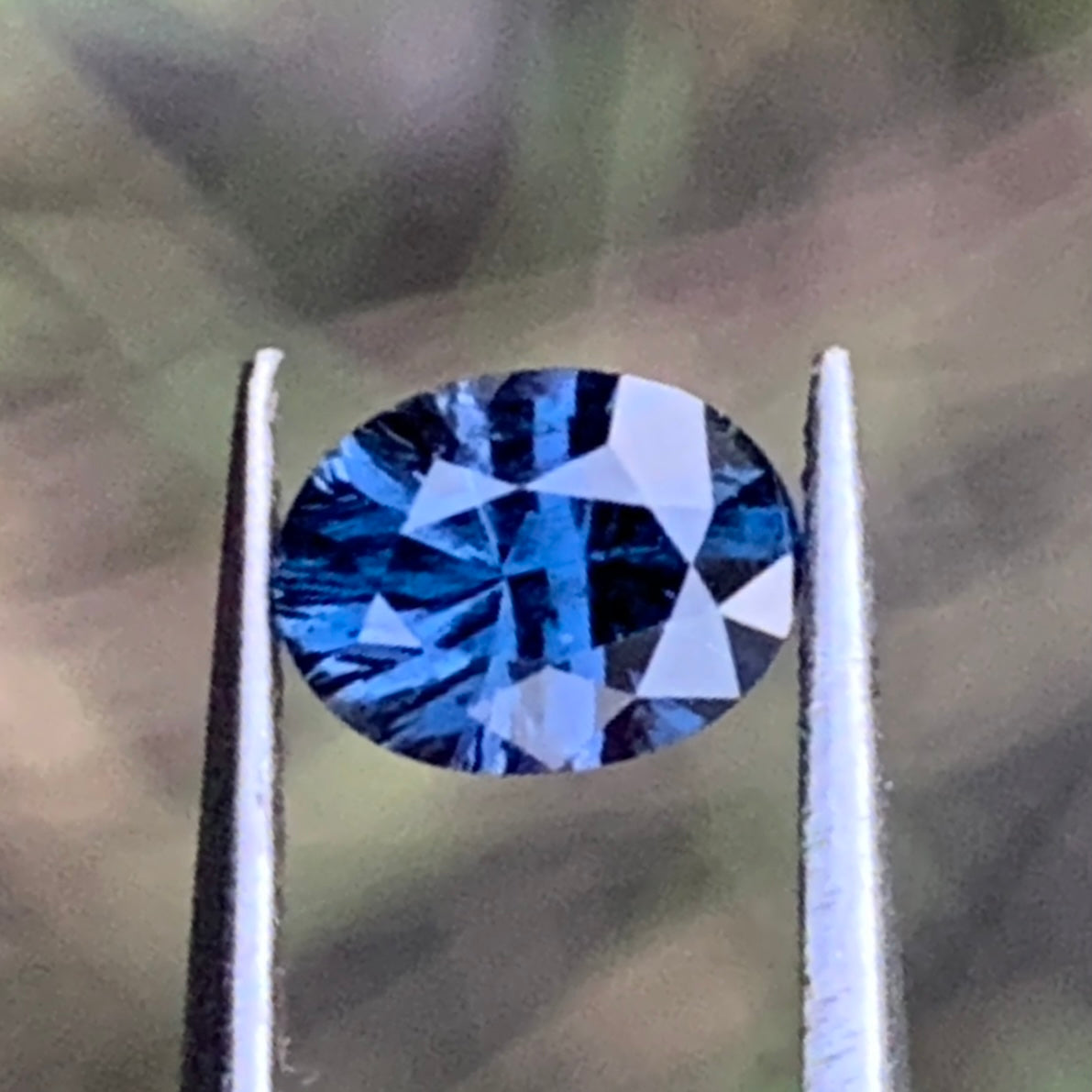 Blue Sapphire Fantasy Cut Oval 0.59 Ct Natural Loose Gemstone For Jewelry Making 💎✨