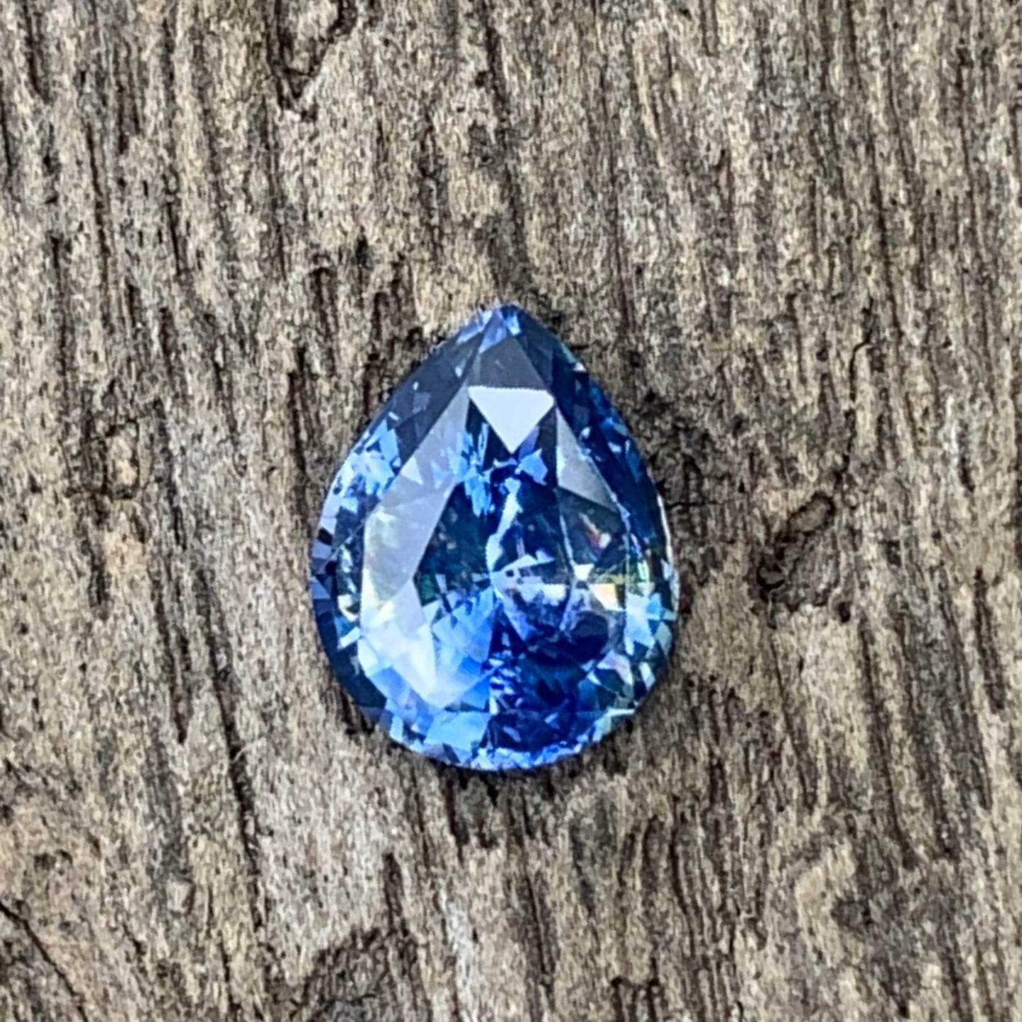 Blue & Yellow Bicolor Sapphire Pear 1.53 Ct Natural Loose Gemstone For Jewelry Making 💎✨