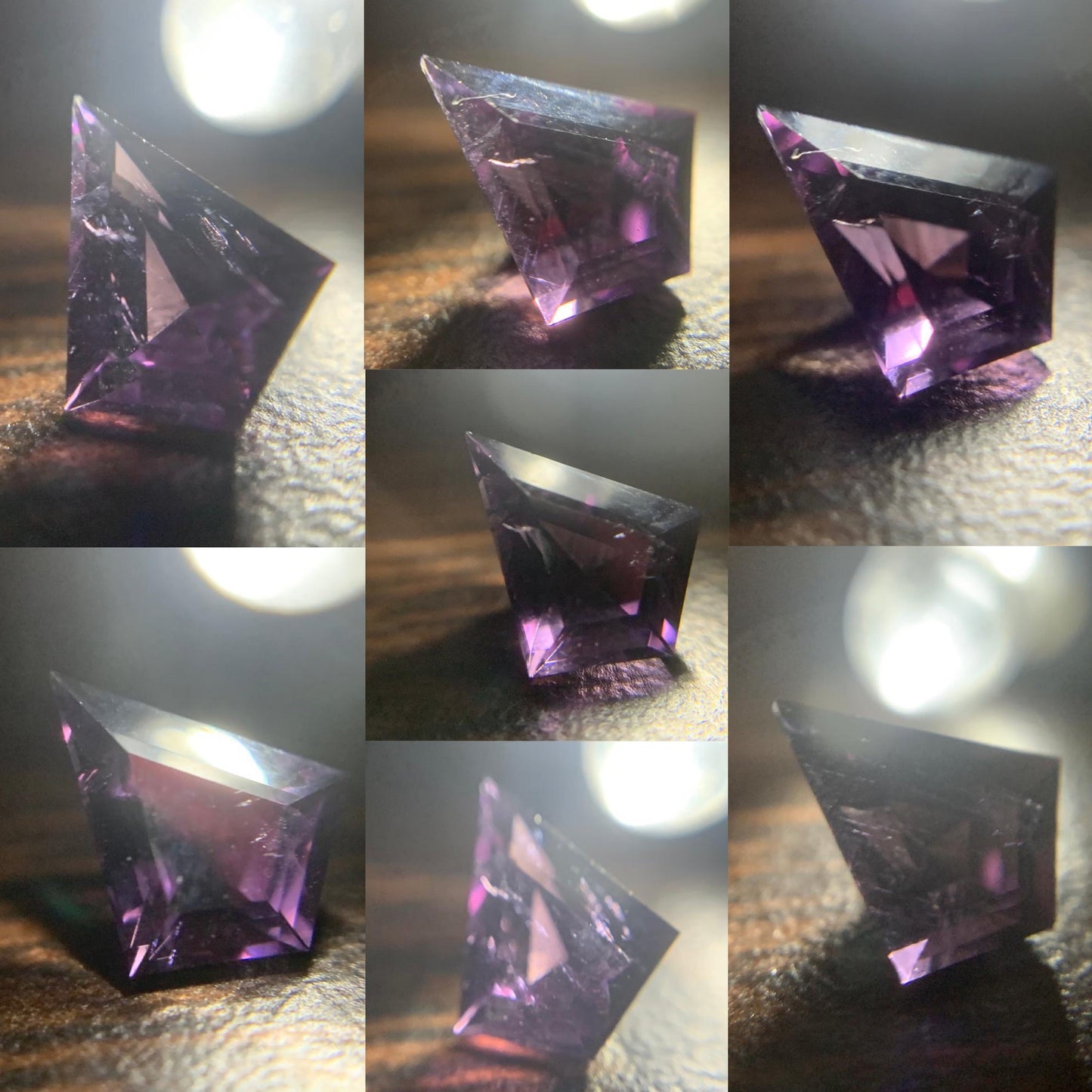 Purple Spinel Kite 1.15 Ct Loose Gemstone From Sri Lanka