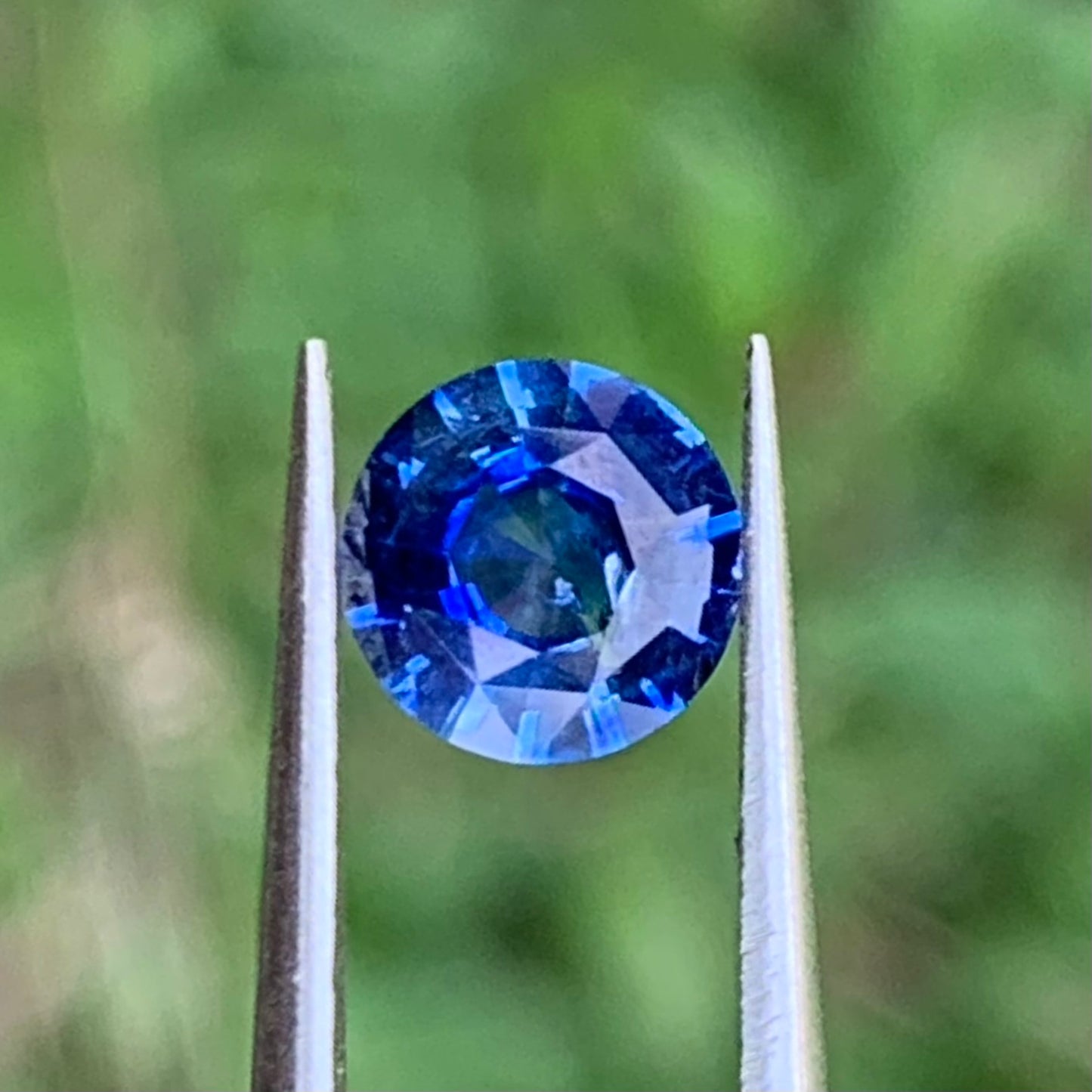 Blue Sapphire Round Cut 0.73 Ct Natural Loose Gemstone For Jewelry Making 💎✨