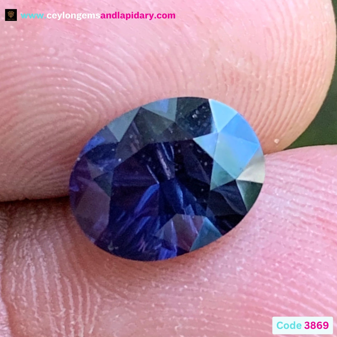 ✨ Deep Purple With A Velvet Touch Spinel Concave Cut Oval 3.13 Ct 💎
