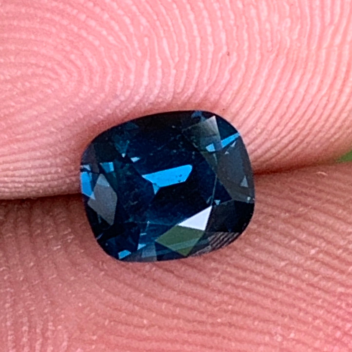 Teal Blue Spinel Rectangular Cushion 1.20 Ct Loose Gemstone For Contemporary Jewelry 💎✨