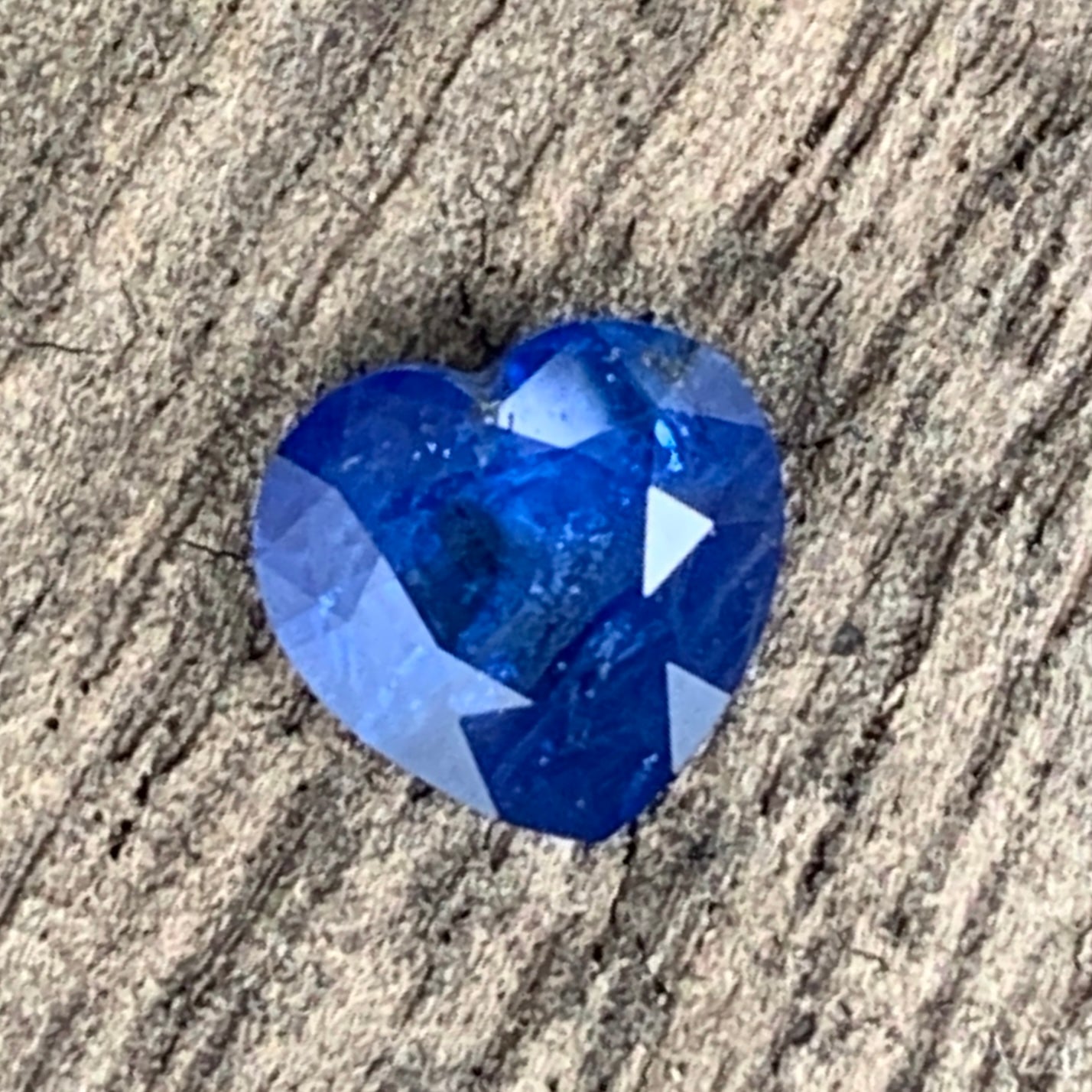 Blue Sapphire Heart 1.11 Ct Natural Loose Gemstone For Jewelry Making 💎✨