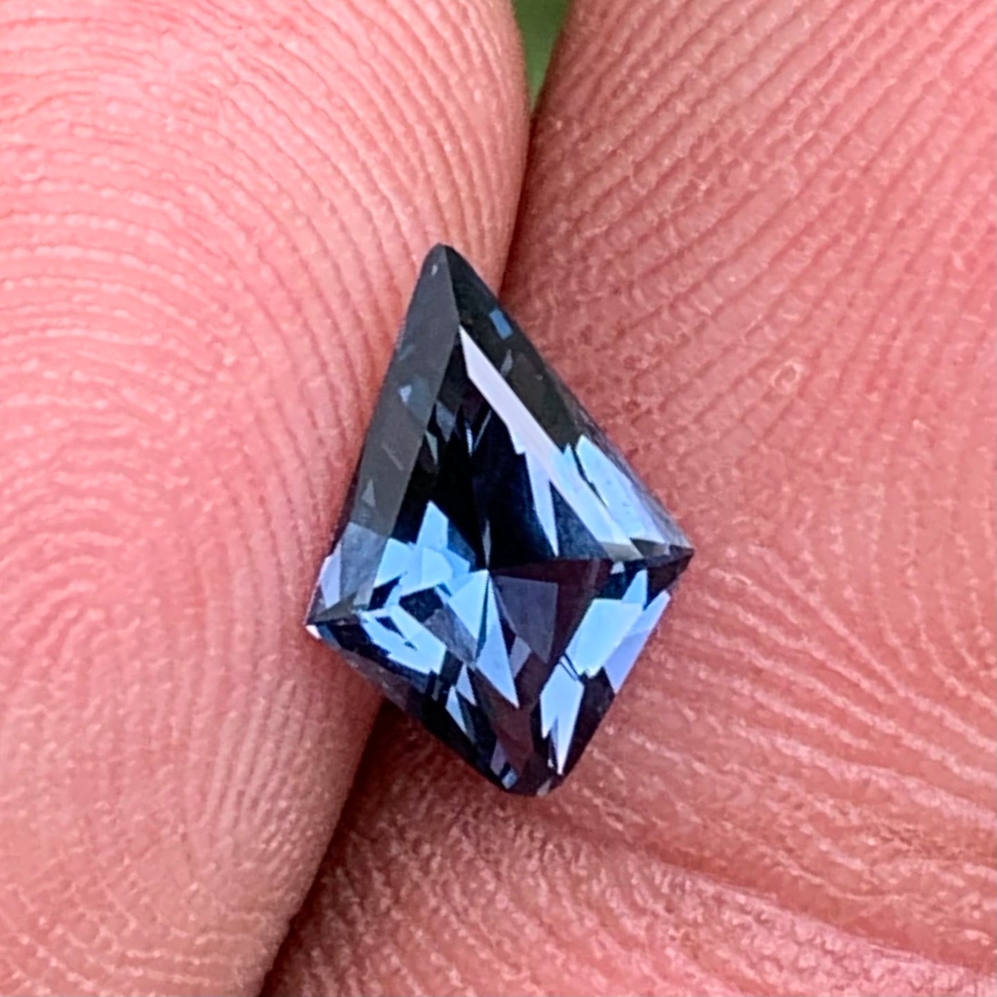 Teal Blue Spinel Kite 1.05 Ct Natural Unheated Loose Gemstone from Sri Lanka