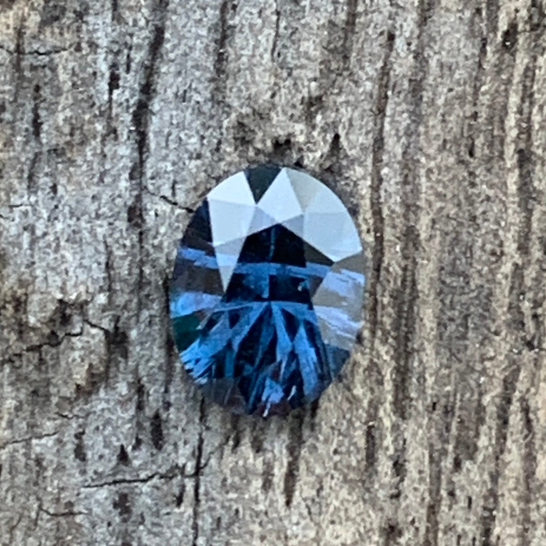 Blue Sapphire Fantasy Cut Oval 0.59 Ct Natural Loose Gemstone For Jewelry Making 💎✨