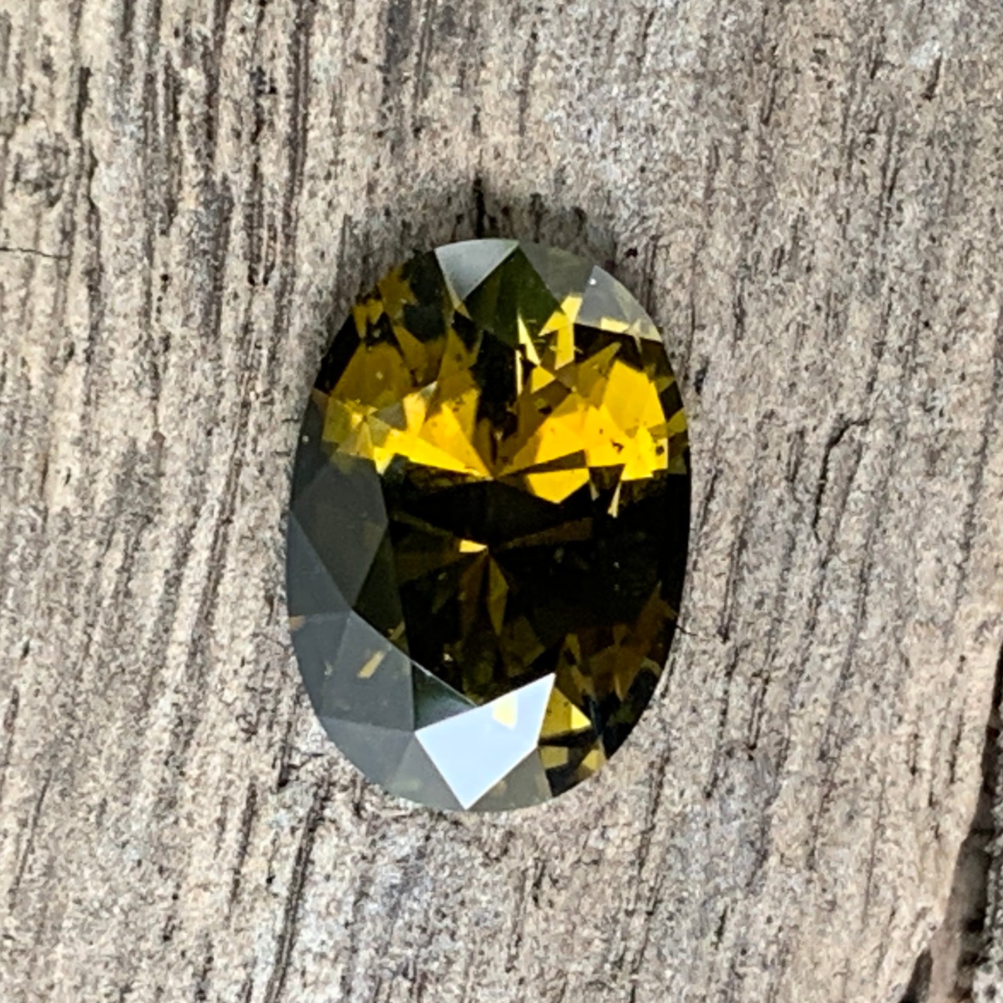 Brownish Green Tourmaline Oval 4.21 Ct Natural Certified Loose Gemstone For Jewelry Making 💎✨