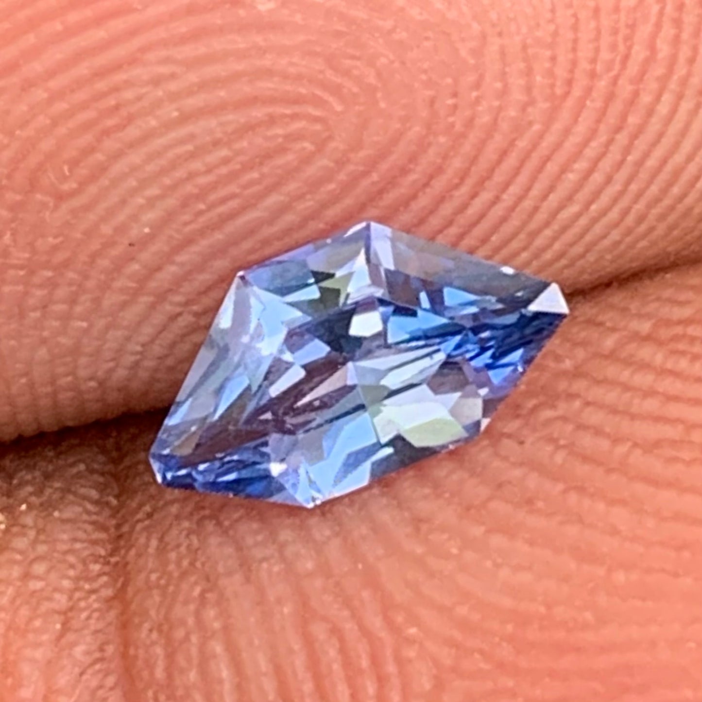 Blue Sapphire Hexagon 0.75 Ct Natural Loose Gemstone from Sri Lanka