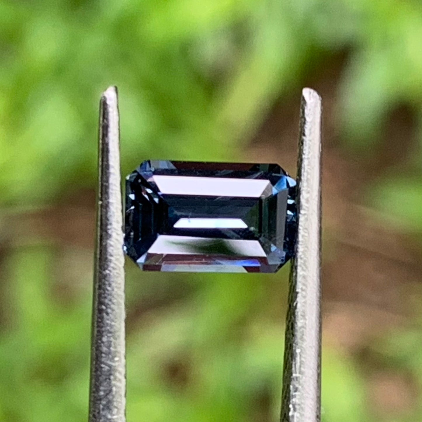 Teal Blue Spinel Emerald Cut Octagon 7.05 mm / 1 Ct Natural Loose Gemstone For Jewelry Making