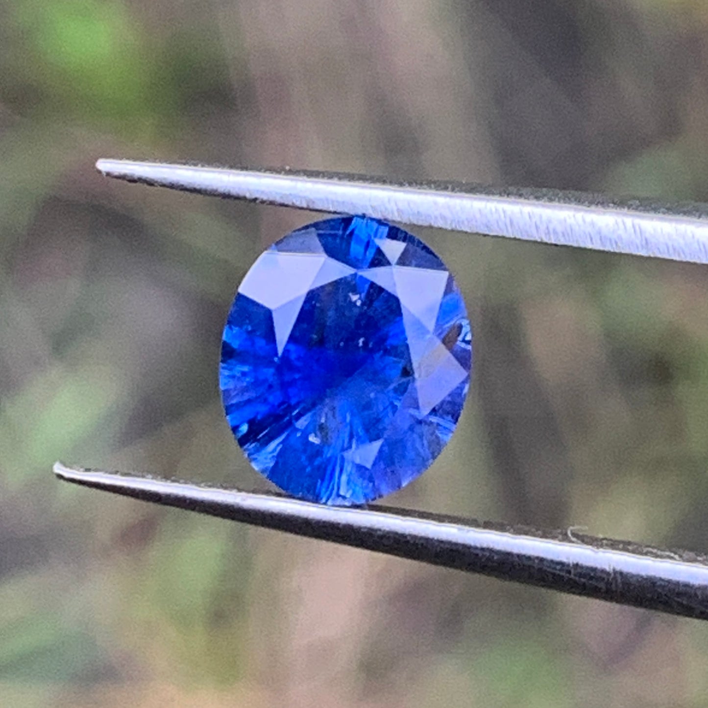 Blue Sapphire Fantasy Cut Oval 1.41 Ct Natural Loose Gemstone For Jewelry Making 💎✨