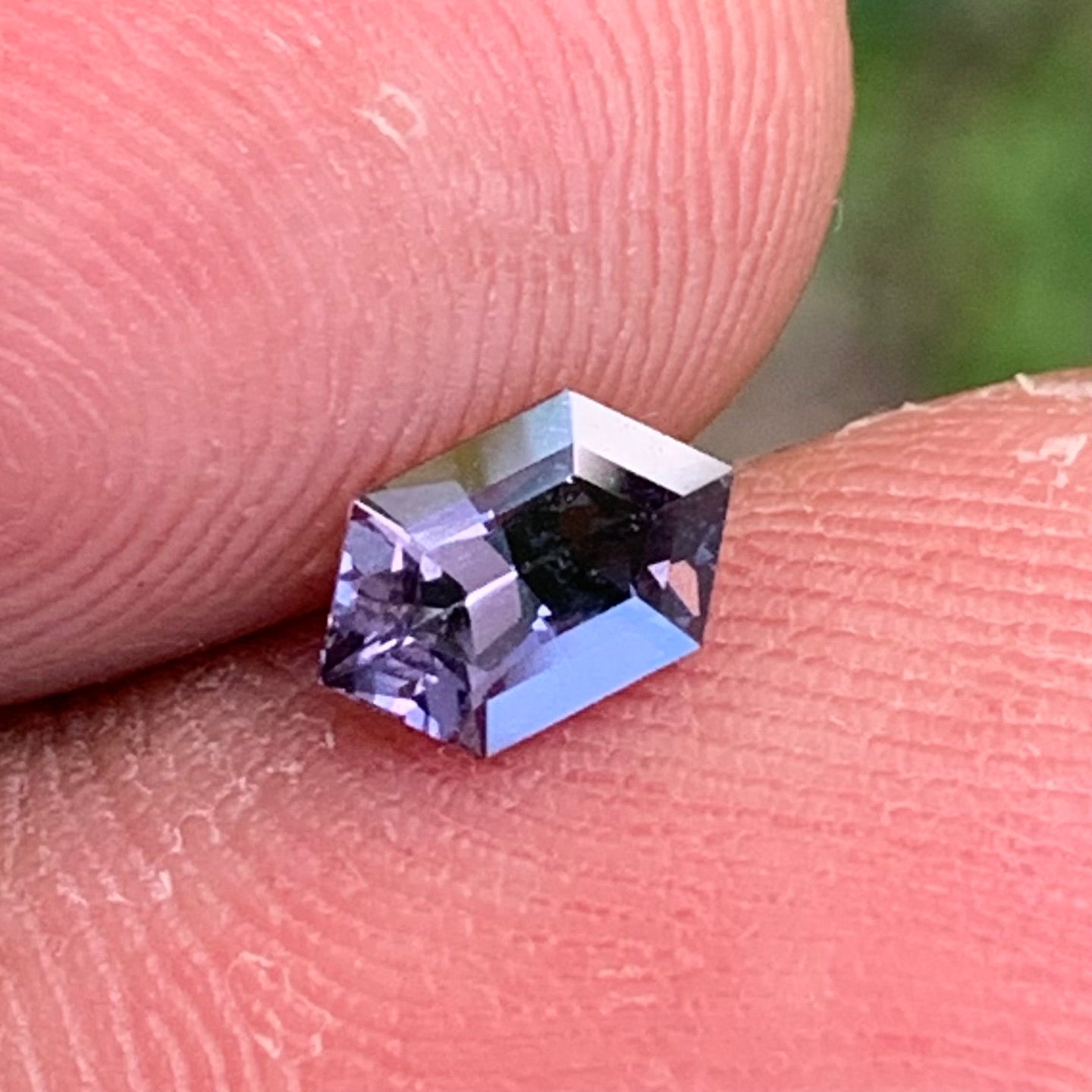 Purple Spinel 0.63 Ct Elongated Hexagon Loose Gemstone For Contemporary Jewelry 💎✨