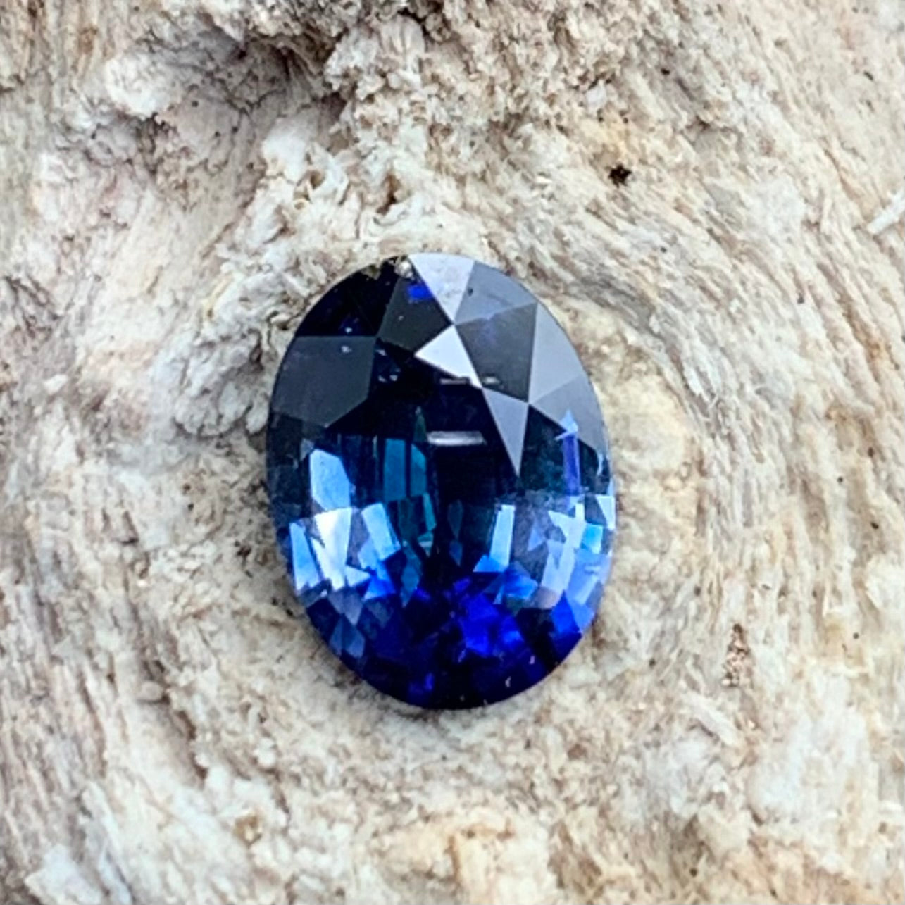 Blue Sapphire Oval 0.91 Ct Natural Loose Gemstone For Jewelry Making 💎✨