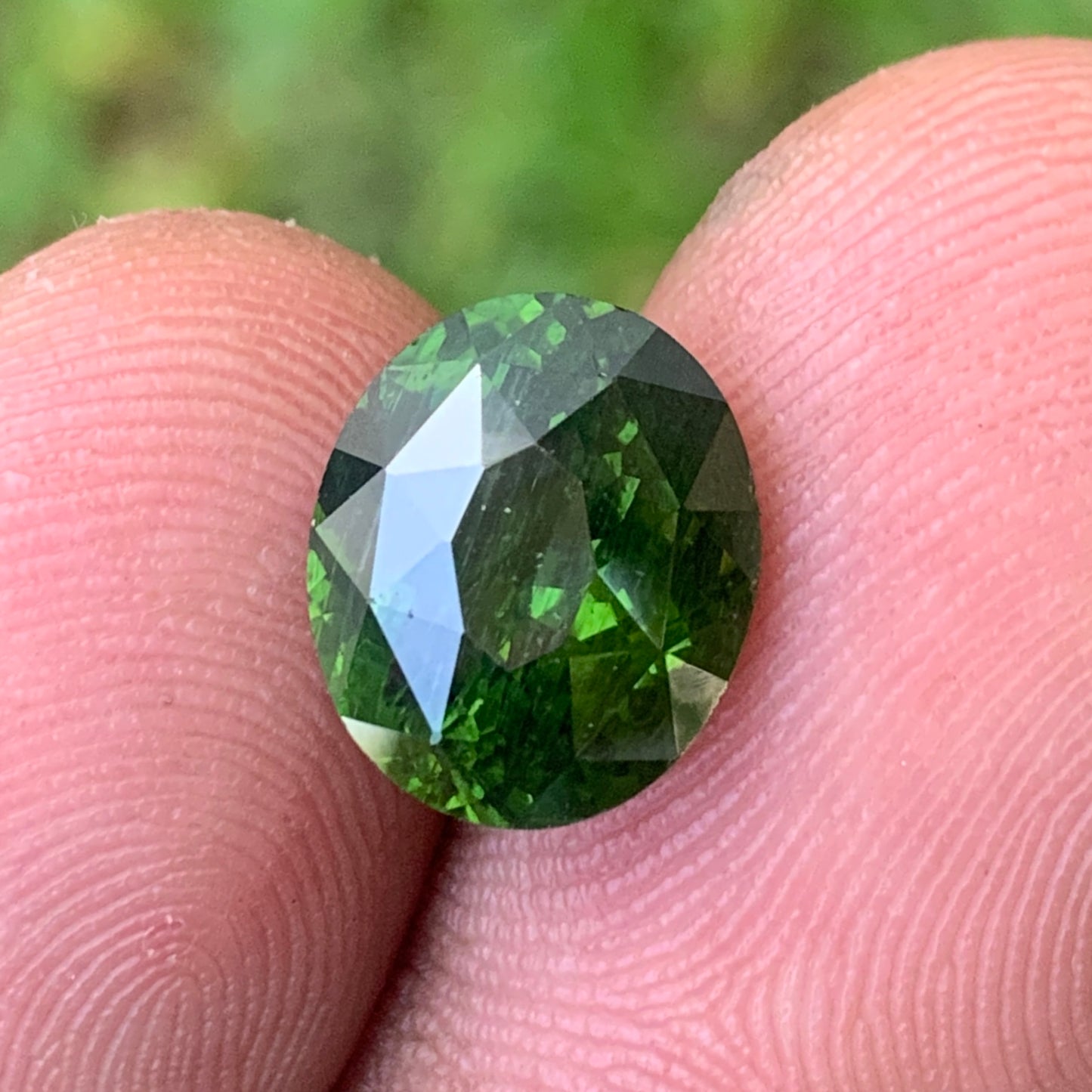 Green Zircon Oval Cut 5 Ct Natural Loose Gemstone For Jewelry Making 💎✨
