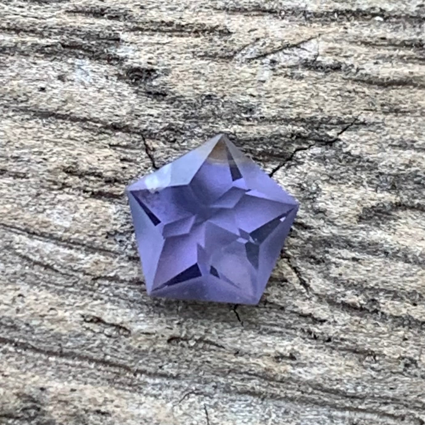 Purple Spinel Star Cut Pentagon 0.60 Ct Natural Loose Gemstone For Jewelry Making 💎✨