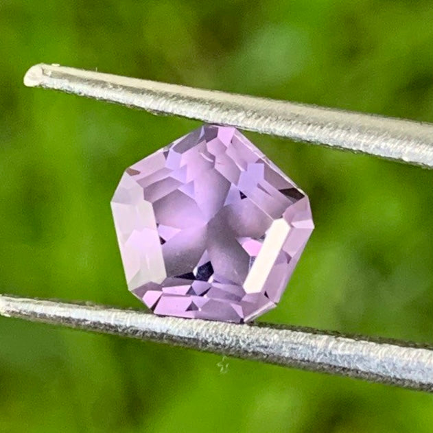 Purple Spinel flower cut 1.55ct Natural Loose Gemstone from Sri Lanka