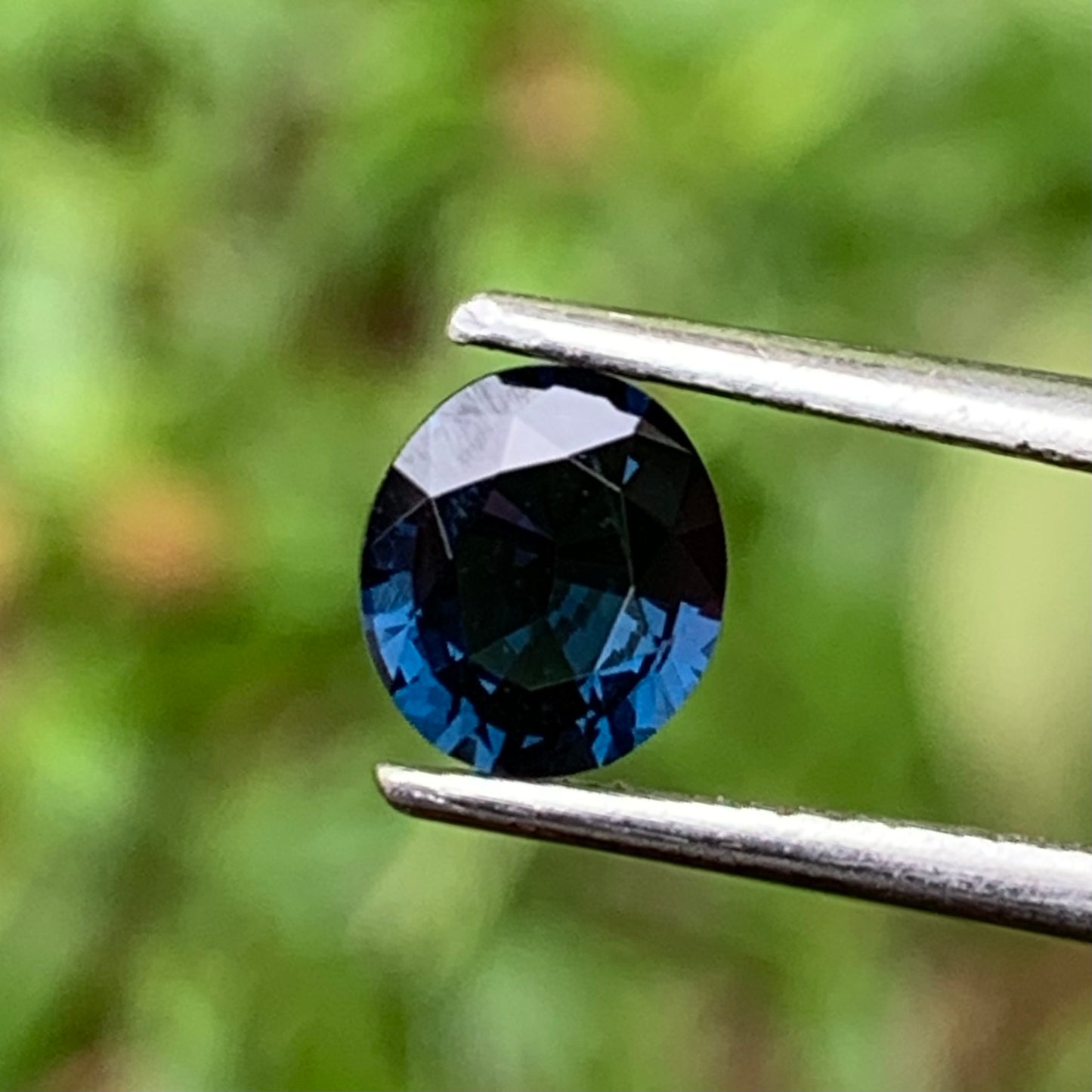 Teal Blue Spinel Oval 6.1 mm / 0.8 Ct Natural Loose Gemstone For Jewelry Making